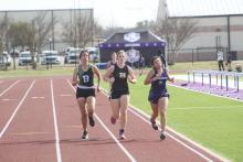 Lizanda Rubio took seventh place in the 1600 meters and 3200 meters Wednesday, March 6 at the Tiger Relays. Photo/Brian Smith (acksboro Herald-Gazette)