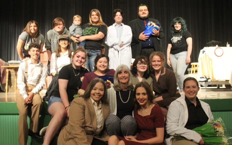 School play performance These Shining Lives