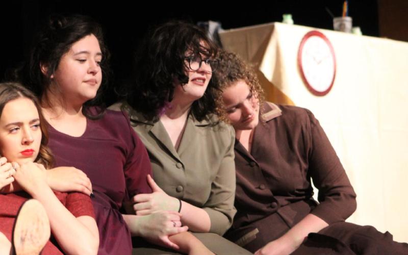 School play performance These Shining Lives