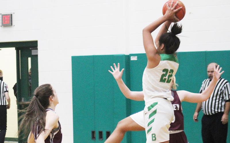 Lady Bucks fall to Hawley, 29-38