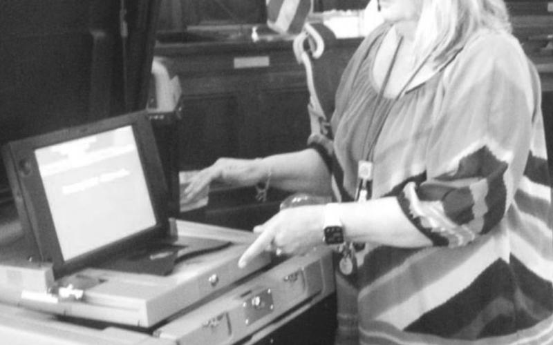Stephens County showcases new election equipment