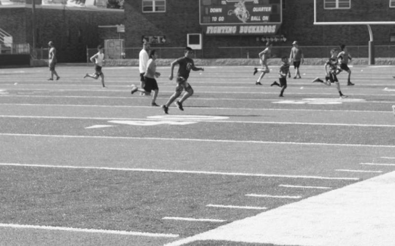 Bucks/Lady Bucks hit the field for conditioning skills