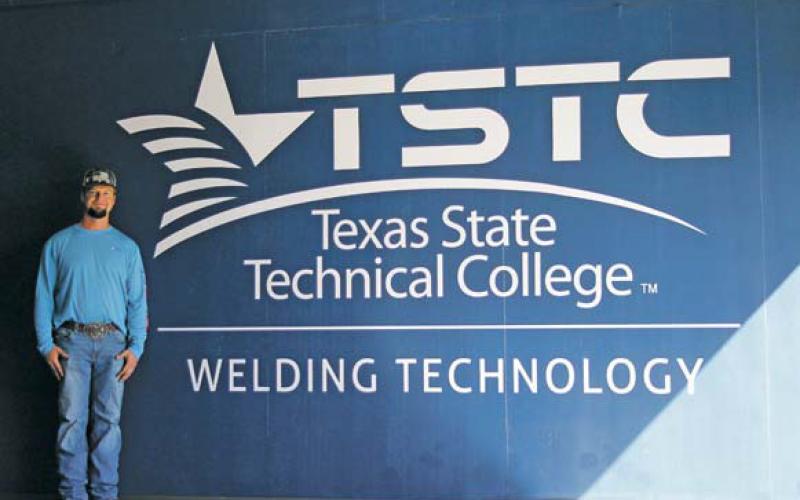TSTC Welding Technology instructor Stephen Hope and his students have been chosen by the Breckenridge Downtown Development Council to construct four new welcome signs for the city of Breckenridge. Photo/Stevie Watkins