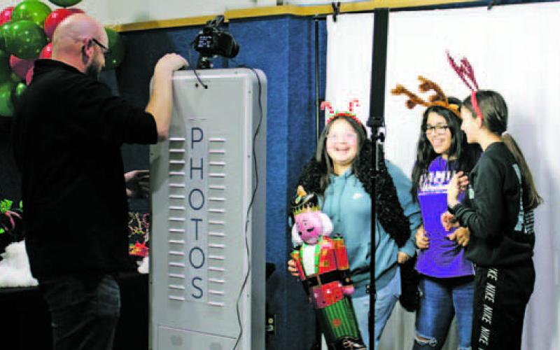 The Pride of Breckenridge Buckaroo band members gathered Monday, Dec. 19 to celebrate Christmas. Photo/Stevie Watkins