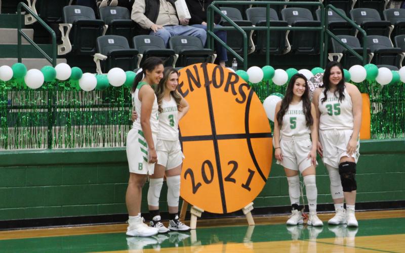 Four seniors honored