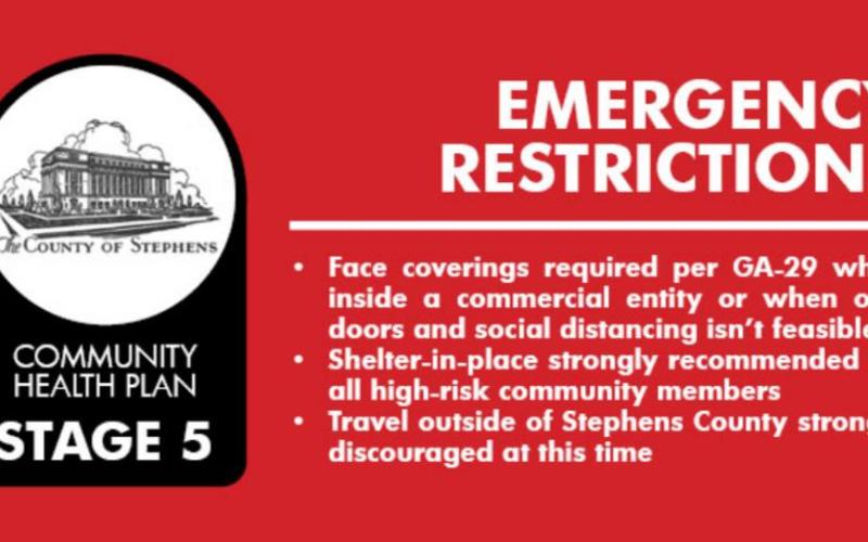 Stephens County moves to stage five; mandates restrictions to combat COVID-19