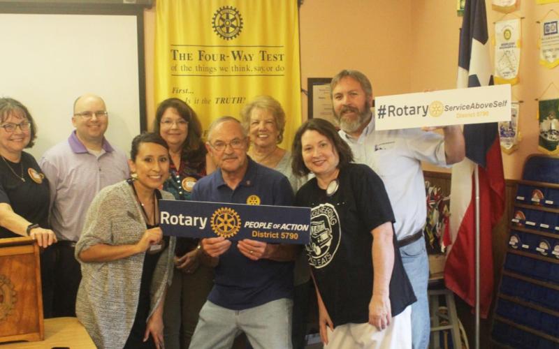 Huntington begins first week as Rotary President; introduces innovative ideas