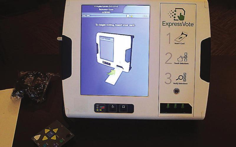 Stephens County showcases new election equipment