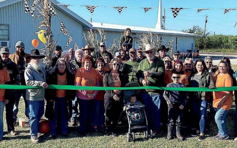 A ribbon-cutting event