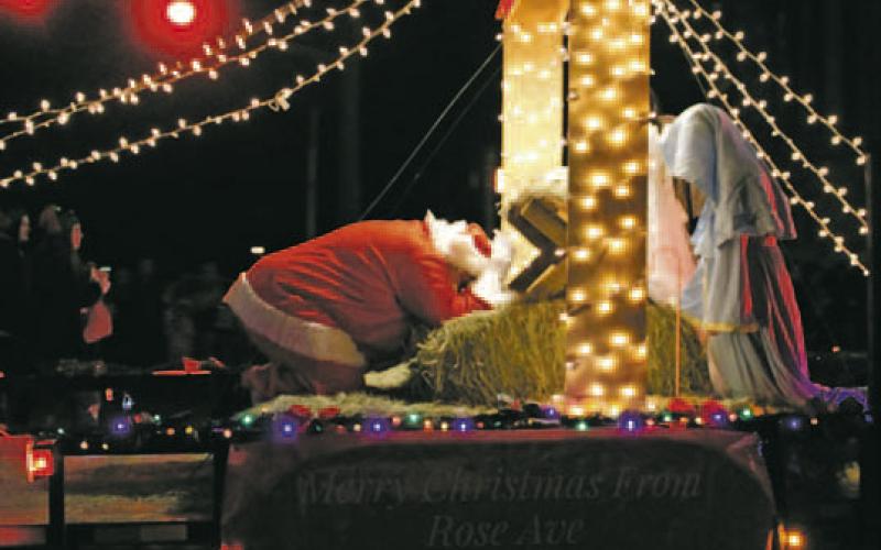 Breckenridge’s annual Lighted Christmas Parade was held Thursday, Dec. 15. The event was originally scheduled for Saturday, Dec. 10, but was rescheduled due to inclement weather. This year’s theme was “All Things Santa” and each entry displayed their version of Santa and their vision of Christmas. Photo/Stevie Watkins