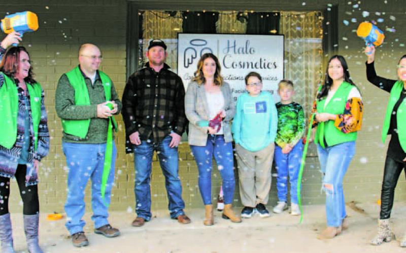 Halo Cosmetics celebrated their grand opening with ribbon cutting ceremony Friday, Dec. 16, at 806 W. Walker Street in Breckenridge Photo/Stevie Watkins