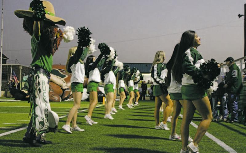 Breckenridge Buckaroos won their last regular season and Senior Night game Friday, Nov. 4, 50-20, against the Clyde Bulldogs. For more photos from Senior Night and the game, visit www.breckenridgeamerican.com. Photo/Stevie Watkins