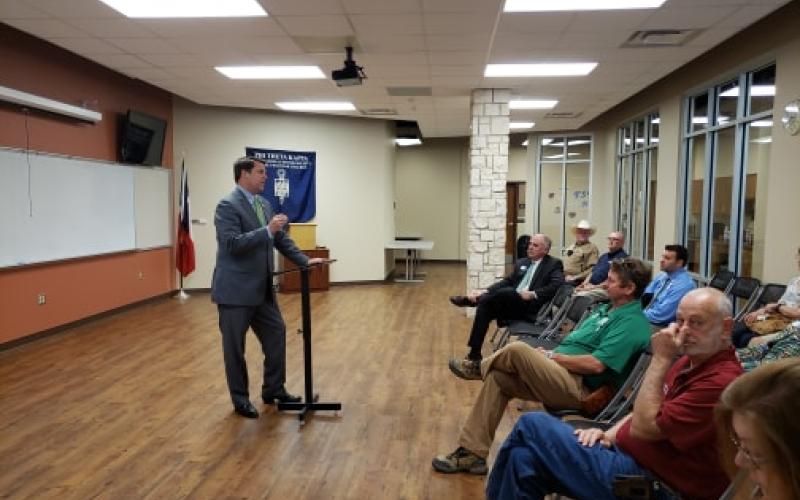 Jodey Arrington visited Breckenridge on Tuesday, May 28 for a townhall. BA photo by James Norman
