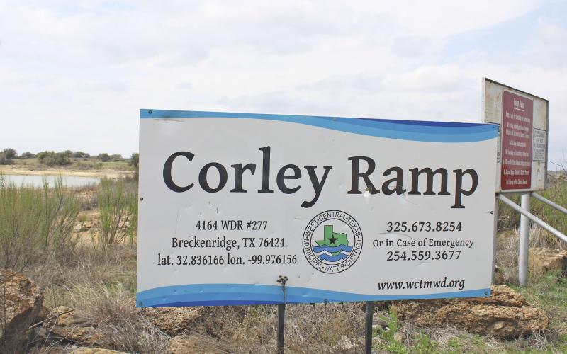 The West Central Texas Municipal Water District announced Friday, March 15 that is will be closing Peeler’s Pier and the Corley Ramp due to low water levels at Hubbard Creek Reservoir. Photo/Mike Williams