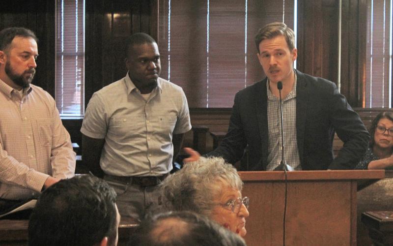 (Photo/Alex Kielar) Stephens County Commissioners Court will hold a public hearing Monday, Feb. 23 at the Stephens County Annex Building to consider creating a reinvestment zone for the Crocus Solar Project. 