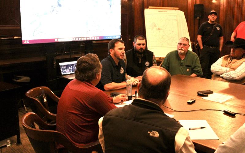 City and county leaders met Friday, Dec. 22 to discuss the emergency closure of "Mile Long Bridge." Photo/Mike Williams
