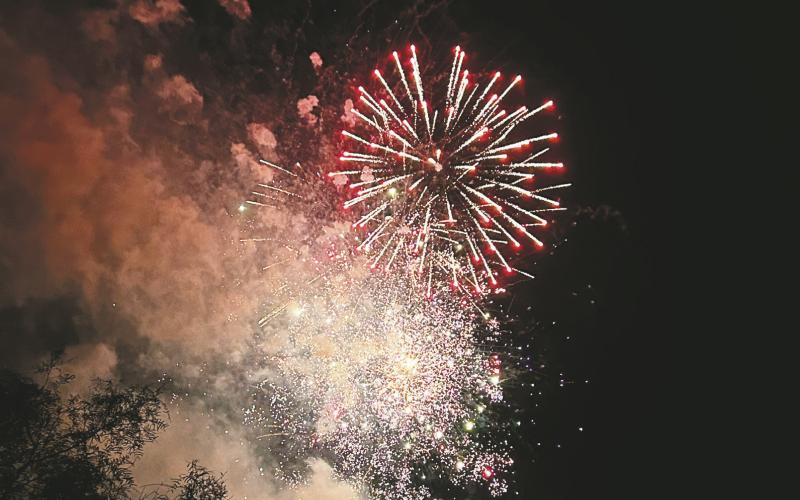 (File Photo) Although the 2025 Boomfest has been canceled this year, Canyon Road Barn & Grill will still be holding the 9th annual Salute in the Salt Flats Friday, July 4 at 5790 FM 3418. This is a photo of fireworks from a previous year’s Salute in the Salt Flats 