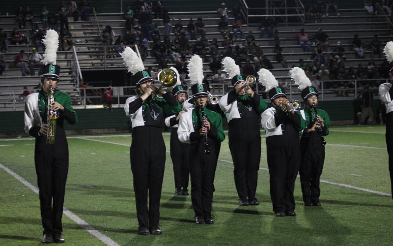 (Photo/Alex Kielar) The Pride of Breckenridge of Band performed at the 3A Area B Marching Band Contest in Denton and placed 17th out of 24 bands Saturday, Nov. 1. 