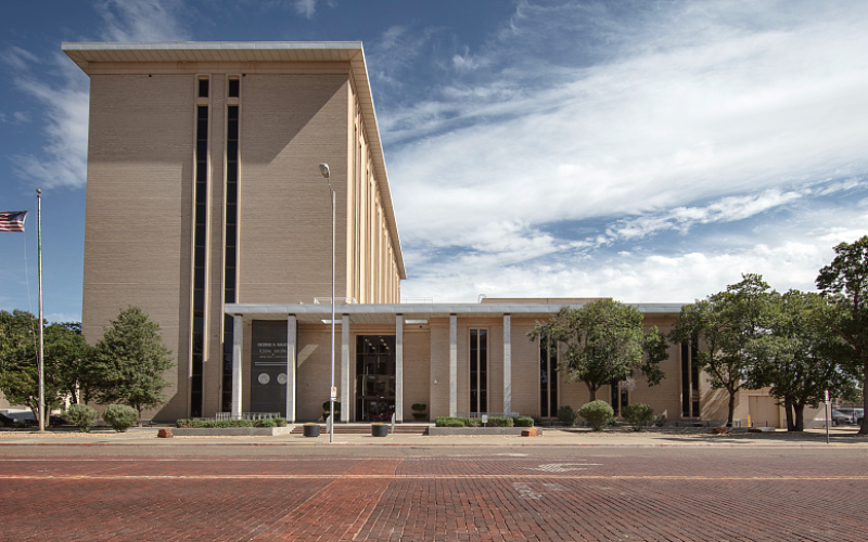The federal courthouse in Lubbock. Jacob Spencer, of Breckenridge, who is accused of orchestrating a murder-for-hire plot targeting his stepfather, was sentenced this week in Lubbock on a federal gun charge. (Contributed photo)