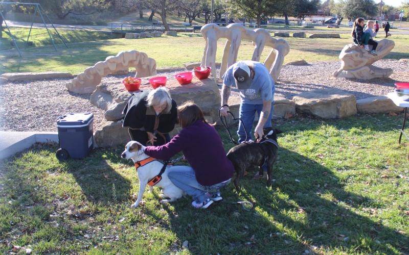 (File Photo) The Stephens County Humane Society, led by President Kathy O’Shields, pictured to the left, holds a Wags & Whiskers 5k every fall to help raise funds for the non-profit organization. 