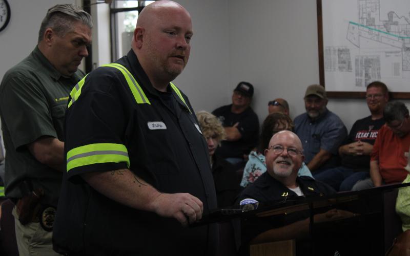 (Photo/Alex Kielar) Newest Animal Control Officer at the Breckenridge Animal Shelter, Stephen Sharp, has been a key factor in the care of animals and the operations of the facility improving over the last few months. 