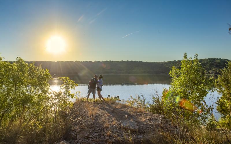 Palo Pinto Mountains State Park features the 90-acre Tucker Lake for fishing, boating and swimming. The park does not allow motorboats on the lake but features an ADA-accessible kayak launch. (Contributed photo)