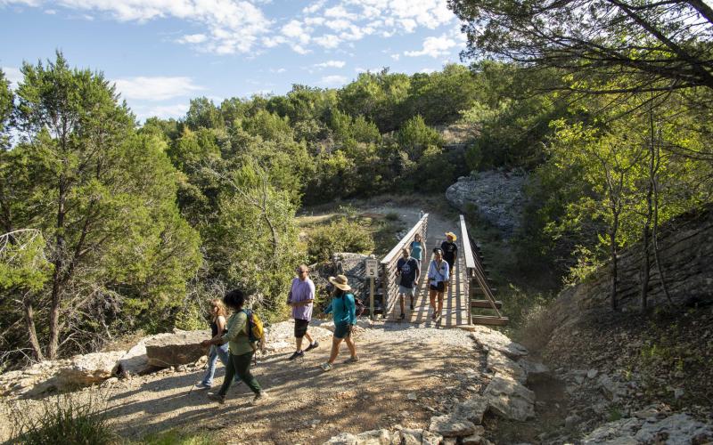 A number of trails of varying difficulty and lengths are available at Palo Pinto Mountains State Park. The park is currently undergoing a soft opening as it continues construction and is looking to hold a grand opening later in the spring. (Contributed photo)