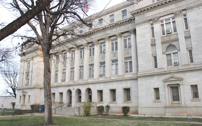 (Archive photo) Seven defendants gave pleas in the 90th Judicial District Court for Stephens County. Shown is the Stephens County Courthouse which houses the district court for the county.