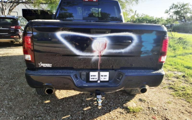 Breckenridge Police Department are looking for a group of four individuals suspected of vandalizing property in the area of West Jeanette St. and North Parks St. Thursday morning. Contributed photo/Breckenridge Police Department