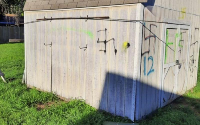 Breckenridge Police Department are looking for a group of four individuals suspected of vandalizing property in the area of West Jeanette St. and North Parks St. Thursday morning. Contributed photo/Breckenridge Police Department