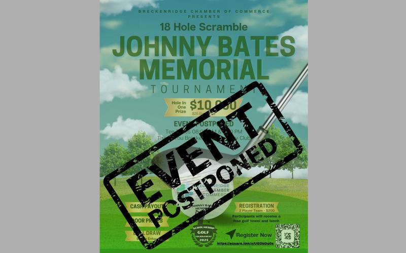 (Contributed Photo) The annual Johnny Bates Memorial Scholarship Golf Tournament, originally scheduled for Saturday, Sept. 27, has been postponed to the spring of next year by the Breckenridge Chamber of Commerce