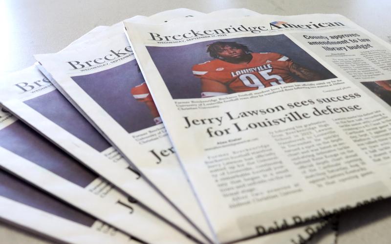(Photo/Thomas Wallner) The publishing date for the Breckenridge American will be moving to Saturday starting with the Saturday, Oct. 4 edition. With the change comes new advertising deadlines which will now be on Wednesdays each week.