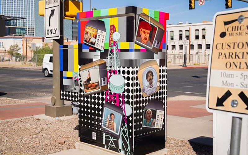 (Photo/Contributed) An example of artwork on a utility box at a city intersection. The City of Breckenridge is conducting a public art contest open to local artists and BHS students.