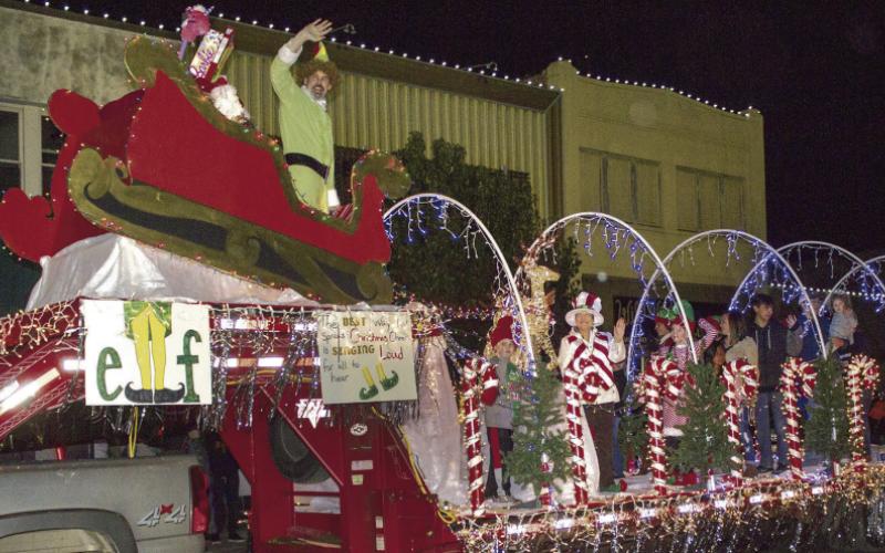 Shown here is a file photo from the 2016 Christmas parade in downtown.