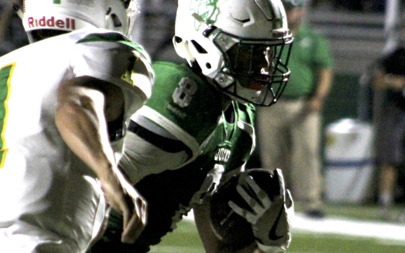 Senior running back Terrance Roberson gets past a defender for a touchdown.