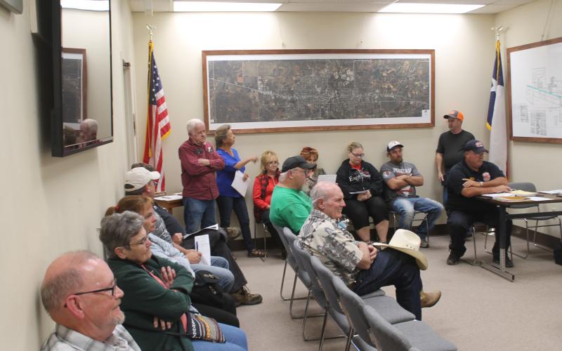 The P&Z board for Breckenridge held a public hearing regarding the rezoning of an area to allow for the development of townhouses. Several residents from the area showed to protest. BA photo by James Norman