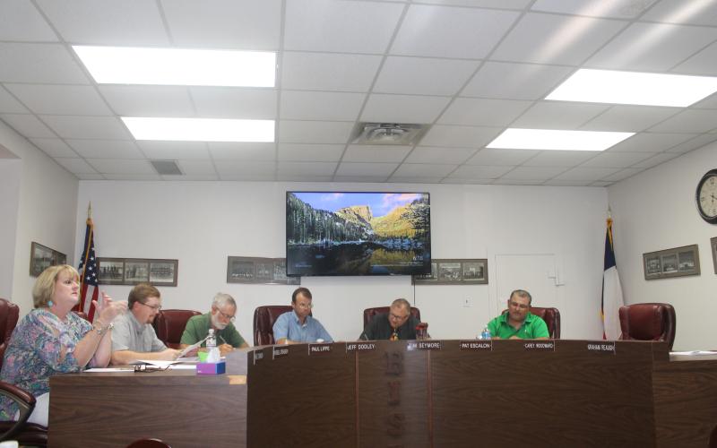 The Breckenridge ISD School Board holds a special meeting Aug. 28, 2018 to ratify the new budget and tax rate. Their next regular meeting was held Sept. 10. BA photo by James Norman