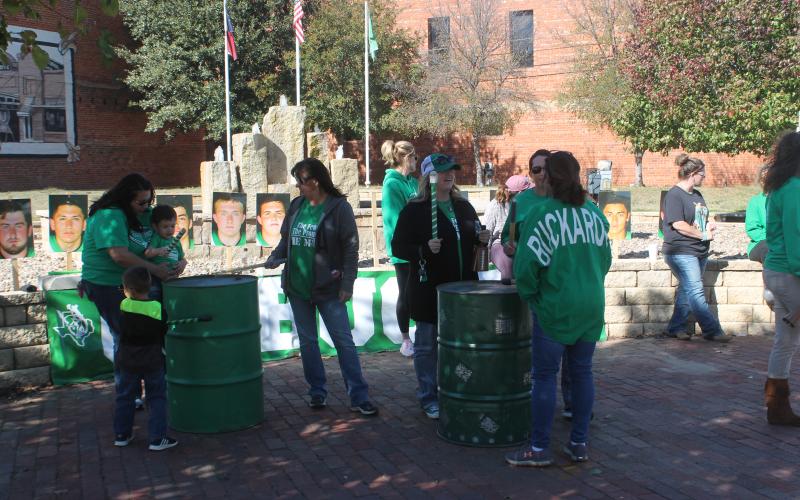 Bucks fans banged on cans for 24 hours from Wednesday to Thursday at Foundation Park off Walker Street. BA photo by James Norman