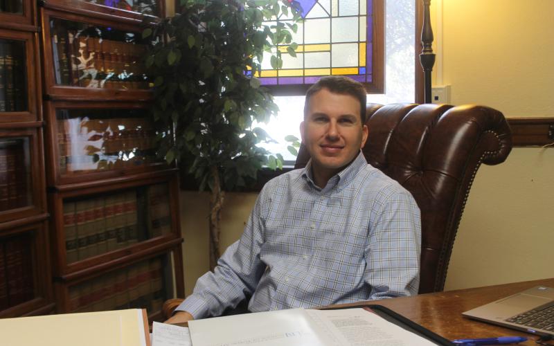 County Judge Michael Roach was sent to a seminar along with two other new county commissioners to learn about county government. BA photo by James Norman