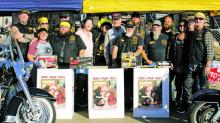 Members from the Cossacks and Scimitars motorcycle clubs kicked off the 75th annual Toys for Tots fundraiser Saturday, Nov. 5 at the Breckenridge VFW. Photo/Stevie Watkins