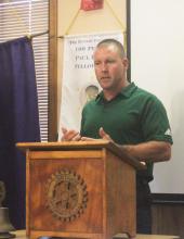 Athletic Director and head football coach, Casey Pearce was the special guest speaker to the Rotary Club of Breckenridge. Pearce addressed multiple topics on the coaching staff, changes upcoming, and his hopes for the student/athletes of Breckenridge ISD.