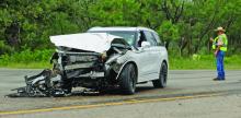 Two-vehicle wreck at FM 207 on Highway 180 East