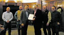 Brian Roland, Stephens Memorial Hospital CEO, received recognition on behalf of SMH for National Rural Health Day which occurred Thursday, Nov. 17. Photo/Stevie Watkins