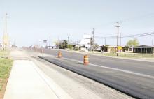 With a portion of US 180 currently having sidewalks, the city is hoping to add more in helping to create alternate modes of transportation. Photo/Alex Kielar