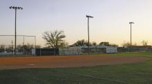 The Lady Bucks softball field will be getting upgrades following the completion of this season, with new grass sod installed, a process which will take about 30 days to complete. Photo/Alex Kielar