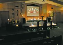 The Ridge Cowboy Church in Breckenridge celebrated Christmas with a play presented by the youth members of the church, as well as a candlelight service. Contributed photo