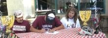 Gerardo Palacios signs a letter of intent to play baseball at Schreiner University. The student/athlete will play in the middle infield and study physical therapy at the university this fall. Photo by Jean Hayworth
