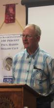 Dr. Echols speaks to Rotary as the club prepares for month of delivering meals to seniors