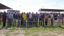 The Stephens County Rodeo Association held a ribbon cutting Thursday, June 5, to celebrate the improvements made to their arena on County Road 245 just east of Breckenridge. The Stephens County URPA Rodeo was then held there for the subsequent two days, Friday, June 6 and Saturday, June 7. Photo/Alex Kielar