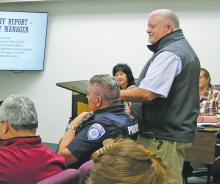 Breckenridge’s new code enforcement officer Jay Potts was introduced at last week’s Breckenridge City Commission Photo/Kaci Funderburg
